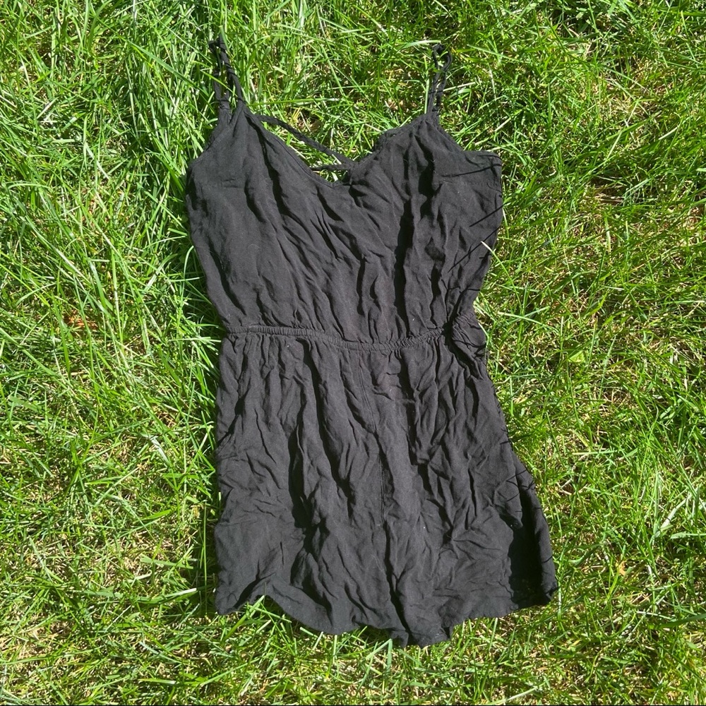 Black Romper or Beach Coverup